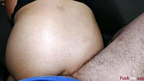 Hubby's Friend's Huge Cock Overpowers My Tight 18+ Ass!