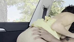 Skinny College Teen's Natural Tits Bounced by Monster BBC in Tesla!