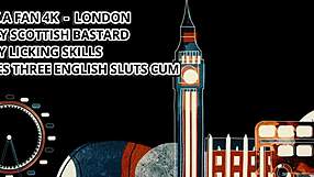 wee man's ecstatic double blowjob orgasm with curvy big tit babes