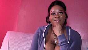 Big booty ebony milf shakes fat ass and huge tits in casting interview