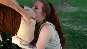 submissive slut crawls from lagoon on knees for ass licking rimjob and piss swallowing