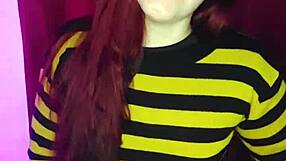 Your horny stepsis heats up from your nudes and comes for you with butt plug roleplay Argentina p2