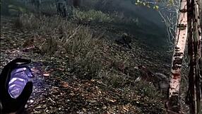 Erotic Comics Come Alive as Redhead and Brunette Rip Clothes for Outdoor Lesbian Monster Fuck