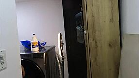 Latina Laundry Girl Invites Home For Deep Cock Cleaning