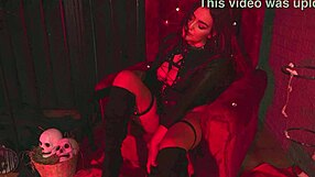 Milf Dominatrix Chokes Me with Harness While I Fuck Her Wet Pussy!