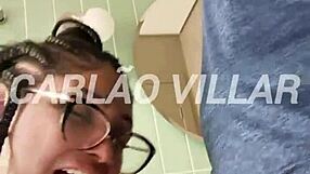 brunette brazilian teen face fucked by monster cock till orgasm squirt