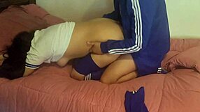 Took 18-Year-Old Friend Home Fucked Her Tight Pussy After School