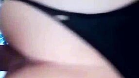 Colombian housewife bends over homemade for intense doggystyle licking action