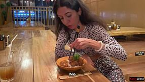 wanna see me suck dick in sushi bar toilet then eat cum rolls?