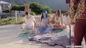 shy petite blonde teen deepthroats then fucks hardcore in clout episode 6