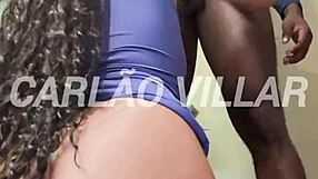 brunette brazilian teen face fucked by monster cock till orgasm squirt