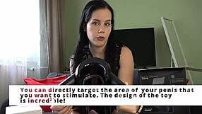 whoa mistress anna tests xspacecup then drains slave's load completely