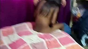 ever wonder what a long juicy blowjob from petite black slut looks like bent over