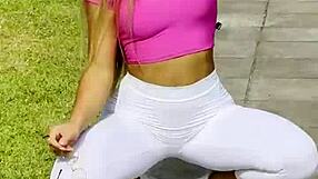 cowgirl blonde rides cock wildly sexy