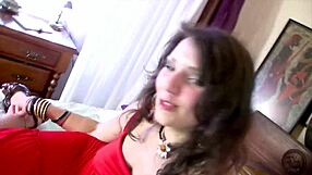 nathalie vanadis rides big shaved cock in hardcore amateur pounding