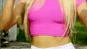 cowgirl blonde rides cock wildly sexy