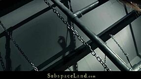 Young alexis bound tight in ropes endures deep vibrator torment and domination