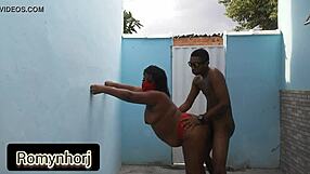 chubby carioca pounds ass backyard hardcore