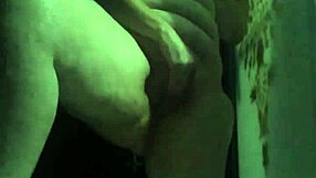 milf steps into SHOWER for wet MASTURBATION session