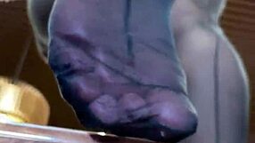 imagine my long legs big ass pantyhose teasing toes over your face?