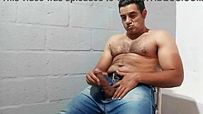 yuri gaucho hairy boss strokes huge thick cock gozando follower