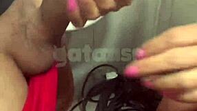 watching my wife take huge cock in restaurant bathroom while cuck films close