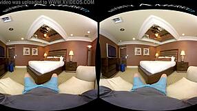 Naughty America's Big Tits Pornstar Rides in Hotel Lingerie POV