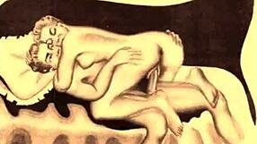 Vintage Erotic Art Reveals Naked Poses