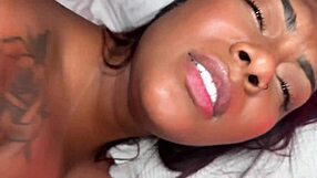 CURVY EBONY BARTIRA LUZ RIDES HARD COCK TO ORGASM!