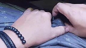 little did we know that hot cumshot would smoke up the room after her intense orgasm backstage