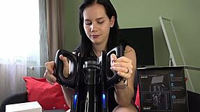 whoa mistress anna tests xspacecup then drains slave's load completely