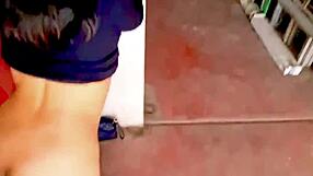 Sobrina's perfect athletic ass bent over fucked hard in Monterrey garage public taboo