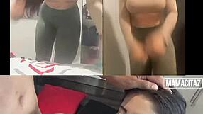 colombiana nicole medallo doggy fucked and milk-gulped hard