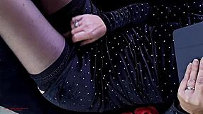 pulling up 50-year-old french housewife skirt reveals hairy pussy closeup