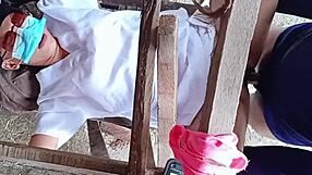 Construction Laborer Pounds Company Nurse in Site Fuck Fest