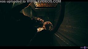 Horny Lesbians Cage Fuck with Pussy Licking Squirting