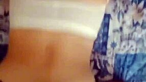 Colombian housewife bends over homemade for intense doggystyle licking action
