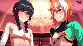 venti gorou's wild shemale futanari blowjob adventure credits theobrobine