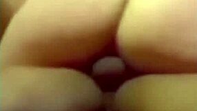 hottie grinds swollen pussy on monster cock till she squirts wildly
