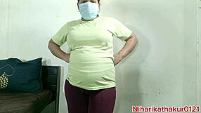 Mature girl shakes big natural tits nude