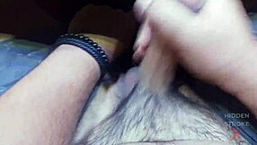 little did we know that hot cumshot would smoke up the room after her intense orgasm backstage