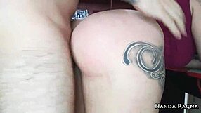Fui de vestido sem calcinha pra ele fuder com forca e levar leite na cara completa