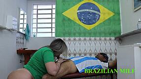 hey during game break wanna fuck this busty brazilian milf in kitchen? full vid on red sheer