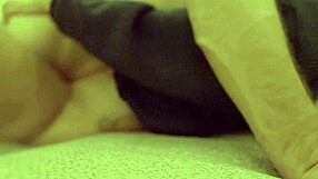 I cherish these late-night moments relaxing with my boyfriend as his student girl