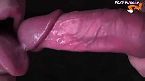 Close-Up Milking Blowjob Sloppy Dick Suck ASMR