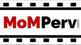 The milf with glasses climbs onto her stepson's big cock riding hard on the bed