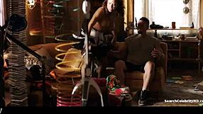 Alyssa LeBlanc bares huge boobs in sexy maid costume dance.