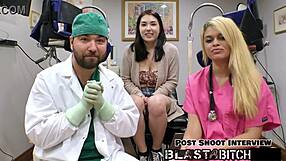 backstage nurse mina moon sucks patient cock then takes missionary cum blast