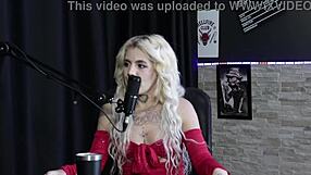 Kyra Sex and Bia Hot Show Anal Prolapse Exposing Pussy Tits Ass in Sheer Red