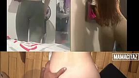 colombiana nicole medallo doggy fucked and milk-gulped hard